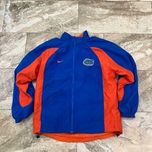 Nike Thermal Fit FLORIDA GATORS  Vintage Fleece Reversible Jacket Size large